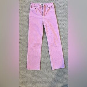 ROLLAS pink corduroy jeans | size 27 | fits 25-26